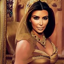 kim kardashian as princess jasmine in alladin