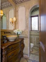The large tilework creates the illusion of higher, wider ceilings and works perfectly with the neutral wood accents. Traditional Bathroom Designs Pictures Ideas From Hgtv Hgtv