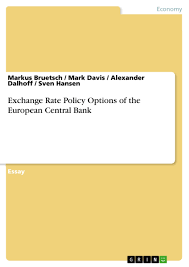 The european central bank (ecb) is the central bank of the eurozone, a monetary union of 19 eu member states which employ the euro. Exchange Rate Policy Options Of The European Central Bank Grin