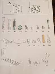 Ikea Manuals Draw Their Screws At Actual Size