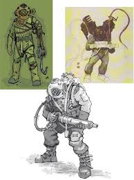 Bioshock 2 Power To The People Bioshock Art Pictures Big Daddy Concepts Bioshock Art Art