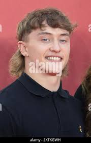 London, UK, August 14, 2024. Kieran Reilly and guest attend the Alien  Romulus UK Gala Event at Cineworld, Leicester Square