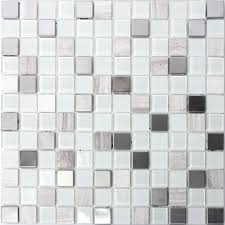 Fliesen sind ein traditioneller baustoff für küche, wohnzimmer und bad. Selbstklebende Metall Stein Glas Mosaik Fliesen Weiss