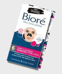 Biore Charcoal Deep Cleansing Pore Strips February Biore Charcoal Deep Cleansing Pore Strips This Does Wonders To My Pores But When I Take It In 2020 Peeling Skin Skin Care Techniques