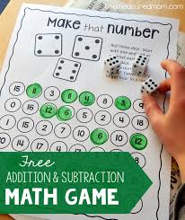 Addition And Subtraction Game The Measured Mom Math Addition Free Math Games Free Math