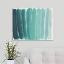 30 In X 24 In Ombre Teal By Smith Haynes Canvas Wall Art Multi Color Teal Wall Art Teal Wall Decor Teal Walls
