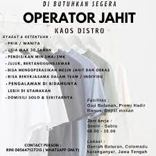 Loker palur maret 2021 di toko sumber jaya Lowongan Kerja Pabrik Garment Di Solo Archives Info Loker Solo