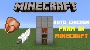 The final layer should be filled with your building blocks. Minecraft Tutorial New 1 15 1 16 Automatic Chicken Farm Youtube