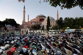 First prayers in Hagia Sophia on July 24: President Erdogan