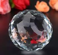 Kristal renk avize asılı aydınlatma K9 kristal Faceted onur kolye prizma  topları kristal top 40mm avize