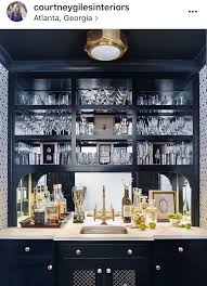 Navy Wet Bar Home Bar Designs Home Bar Decor Bars For Home
