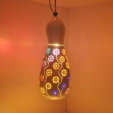 Su Kabak Avize Su Kabak Abajur Ozel Hediye Gourd Lamp Avize Lamba Abajur