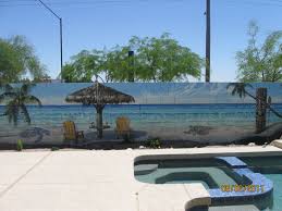 I Am So Doing This In My Backyard Arizona Block Wall Murals Gallery I Love Murals Backyard Fences Cinder Block Walls Outdoor Walls