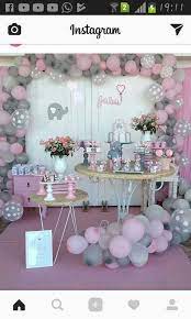 Decoracionbabyshowergirl Baby Shower Elephants Girl Decoracion Baby Shower Baby Shower Decorations