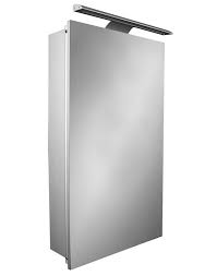 Roca Sol 400mm Single Door Mirror Cabinet With Led Lighting 856482406