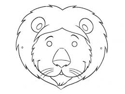 Aslan Maskesi Boyama Ust Ev Boyama Sayfasi Cute766