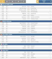All matches are updated live. Football Live Scores Plugin Wordpress Download Install Web Marketing Money