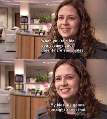 This Pam Statement Sniffle Office Quotes Romantic Moments The Office I said, if head office try and come here and interfere, they've got me to contend with, okay? pinterest