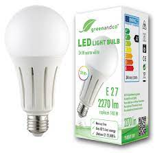 Maybe you would like to learn more about one of these? Greenandco Cri 90 E27 Led Bulb 24w Replaces 150w 2050lm 3000k Warm White 270 Beam Angle 230v Ac No Flicker Not Dimmable Greenandco