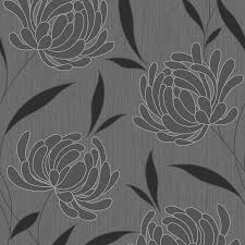 Graham Brown Nadine Black Floral Wallpaper Diy At B Q Black Floral Wallpaper Floral Wallpaper Diy Wallpaper