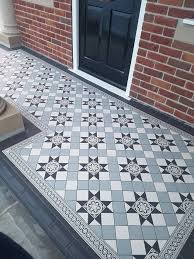 Front gardens outdoor gardens front path victorian terrace victorian tiles victorian front alternative tiles, specialist in victorian, minton and period wall and floor tiles. Front Door