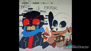 Right here error! i turned to the direction and got a paint attack. How Did This Even Happen Error X Ink Fanfic