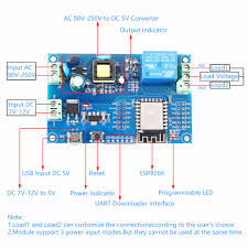 We offers ac relay switch products. Relay Module Esp8266 Ac 220v Dc 12v Wifi Relay Switch Esp 12f For Remote Control Smart Home Relay Control Module
