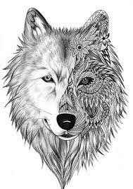wolf tattoo tattoos animal coloriage cursive b imprimer gratuit
