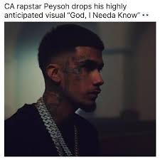 CA rapstar #Peysoh drops his highly anticipated visual “God, I Needa Know”  👀 ( via: @floridafoos