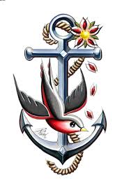 Swallow Anchor Tattoo Jpg 750 1101 Anchor Tattoos Traditional Anchor Tattoo Anchor Tattoo Design