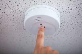 Push and hold the test button in for about three seconds. What To Do When Your Smoke Detector Isn T Working Turn It On Electric