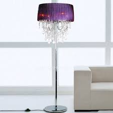 Crystal Purple Elegant Modern Floor Lamps Cheap Crystal Floor Lamp Affordable Floor Lamps Chandelier Floor Lamp