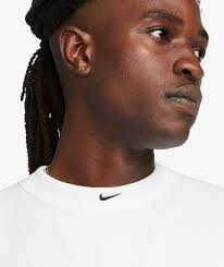 White Nike Circa French Terry Short Sleeve T-Shirt