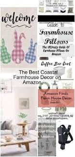 The Best Coastal Farmhouse Decor On Amazon Amazon Coastal Decor Farmhouse Farmhousedec Welcome To Blog In 2020 Coastal Farmhouse Decor Farmhouse Decor Coastal Farmhouse