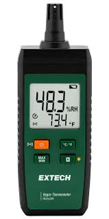 RH250W EXTECH INSTRUMENTS, HUMIDITY METER, 28 H X53 W X150 D ...