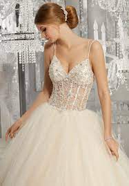 Fit For A Queen This Dreamy Bridal Ballgown Features A Crystal Beaded Embroidered Bodice On A Full Tull Big Wedding Dresses Wedding Dress Trends Wedding Gowns