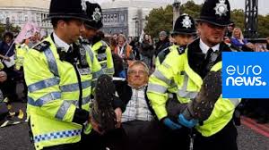 Extinction rebellion protesters brought westminster to a standstill yesterday with demonstrations outside parliament as activists prepare to shift their focus to the city of london next week. Extinction Rebellion Dozens Of Arrests At London And Amsterdam Protests Youtube