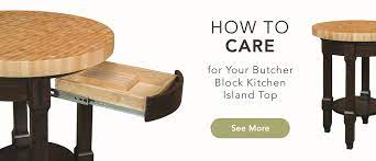 If you do choose to go ahead with butcherblock, your best bet would be to use an overmount sink with a standard bead of silicone under the edge to seal it. How To Care For Your Butcher Block Kitchen Island Top Timber To Table