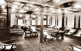 Inside The Titanic When The Largest Ship Sank In 1912 Here S What The Luxury First Interior Looked Like Titanic Veranda Cafe Sink