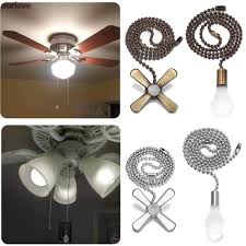 There are more styles, designs, and finishes available than ever, making it much easier to match a fan to a room's decor, or even to decorate the room itself around the theme of the ceiling fan. Ceiling Fan Pull Chain Beaded Ball Extension Chains With Light Bulb And Fan Cord Shopee Philippines