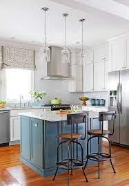 33 Dramatic Before And After Kitchen Makeovers You Won T Want To Miss Grey Kitchen Designs Blue Kitchen Island Kitchen Renovation