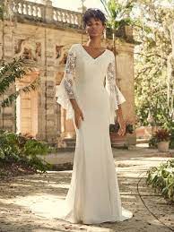 Please note, the neckline panel is not included but can easily be added by a. Long Sleeve Wedding Dresses Maggie Sottero