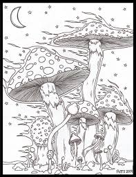 Mushrooms In The Wind By Jpotts90 On Deviantart Colorful Drawings Psychedelic Drawings Mushroom Drawing