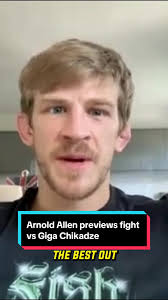 “He’s tough as old boots” UFC featherweight contender Arnold Allen is  expecting a war vs Giga Chikadze at UFC 304. #arnoldallen #gigachikadze  #ufc304 #ufc #mma #ufcfighter #fighterinterview