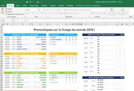 Profitez de toutes les infos foot, des matches en direct (résultats, compos, stats), des résultats, calendriers et classements des principales compétitions françaises et europeennes et des photos des principaux matches. Telechargez Le Simulateur Excel De La Coupe Du Monde Fifa 2018