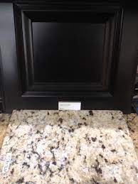 W vanity and 31 in. St Cecilia Granite Is A Great Match With Black Cabinets St Cecilia Granite Redo Kitchen Cabinets Kitchen Remodel Idea