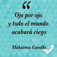 Fuerza Turquesa on X: ""Ojo por ojo y todo el mundo acabará ...