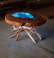 Tisch Couchtisch Unikat Live Edge Baumscheibe Epoxidharz Led Holz In Maintal Couchtisch Baumscheibe Holztisch Epoxidharz Couchtisch Holz