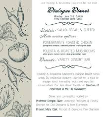 Our Dialogue Dinner back in February was oh so delicious so we are putting 