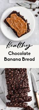 Healthy Chocolate Banana Bread Gluten Free Paleo Ambitious Kitchen Recipe Chocolate Banana Bread Healthy Chocolate Banana Healthy Chocolate